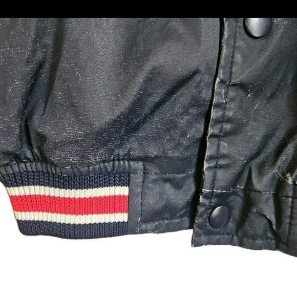 Majestic Kids Yankees Vintage Bomber Jacket - Black and Red - Picture 6 of 8